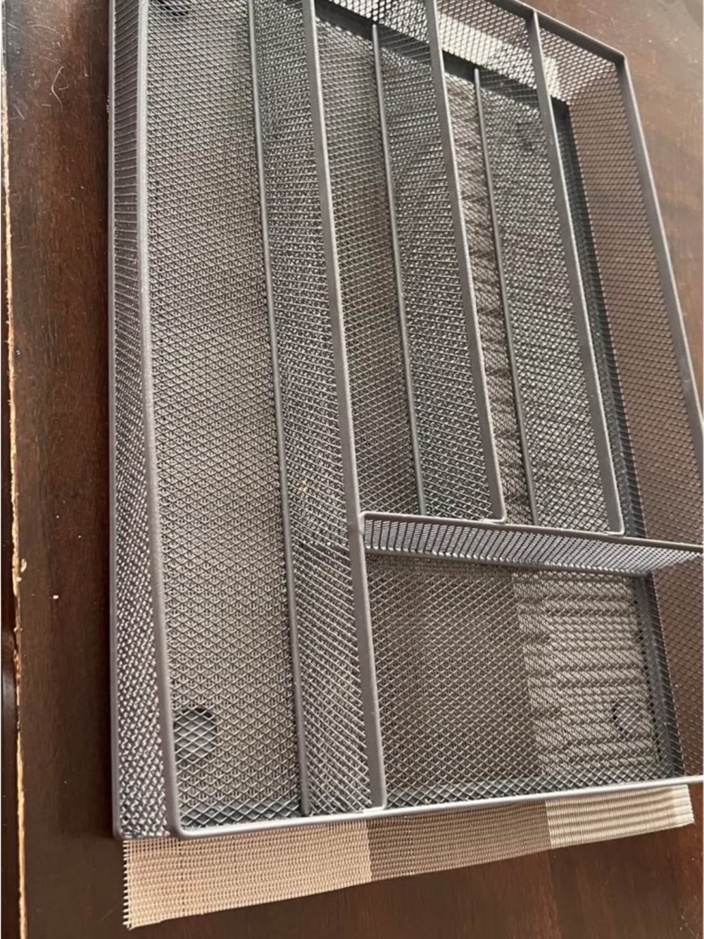 Amazon Black Mesh Desk Organizer Tray
